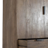 Light & Living Meave Cabinet in Dark Brown Wood
