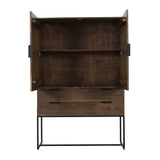 Light & Living Meave Cabinet in Dark Brown Wood