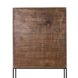 Light & Living Meave Cabinet in Dark Brown Wood