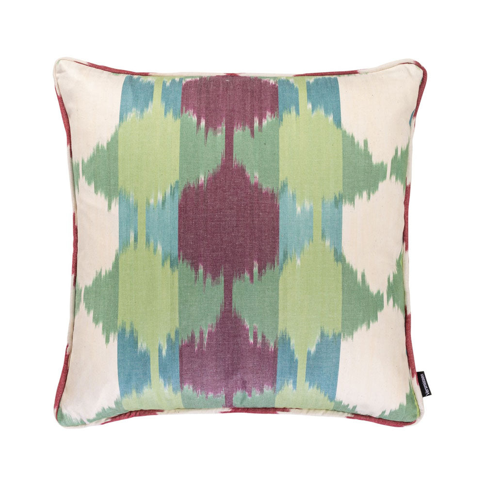 Ariadne Ikat Cotton Cushion – Small