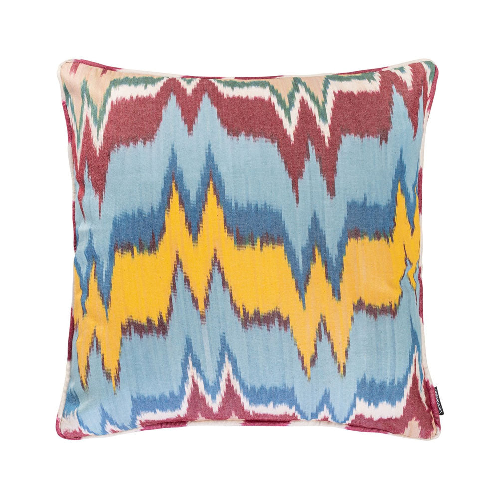 Ariadne Ikat Cotton Cushion – Small