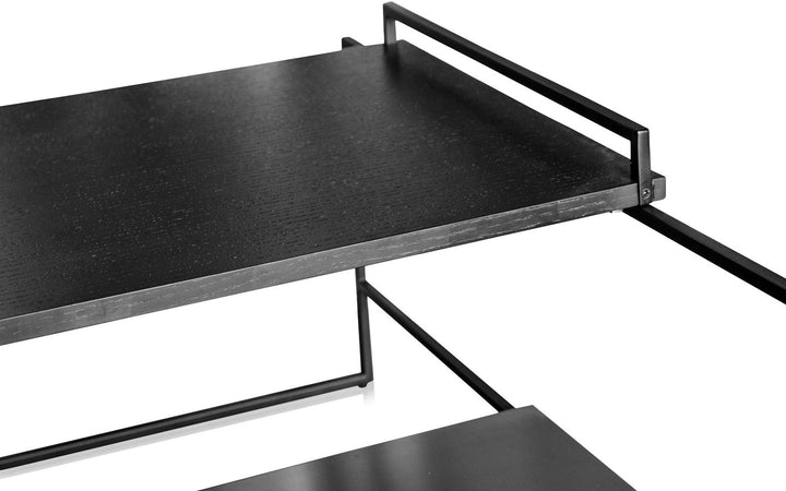 Arris Coffee Table in Black – Large
