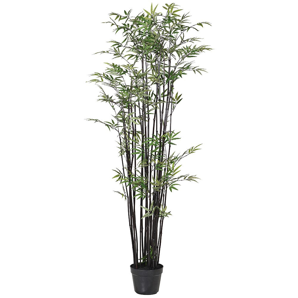 Artificial Bamboo Tree in Black Pot