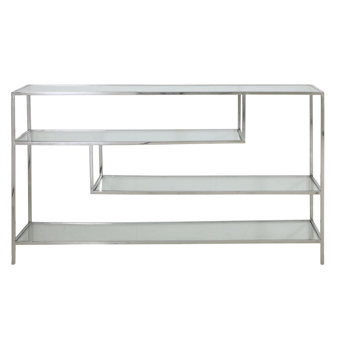 Auris Low Shelving Unit in Nickel – Excess Stock