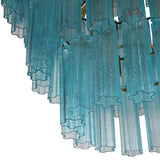 Azurine Tiered Chandelier with Blue Glass – Excess Stock