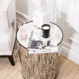 Mauritius Mirrored Side Table