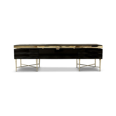 Berkeley Designs Hampshire Media Unit with High Gloss Black