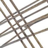 Libra Interiors Nolita White Marble and Antique Gold Console Table