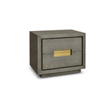 Berkeley Designs Sevilla Bedside Table with Grey Oak Veneer