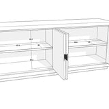 Berkeley Designs Sevilla Sideboard with Grey Oak Veneer