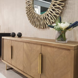 Berkeley Designs Valencia Sideboard in Grey Oak Parquet