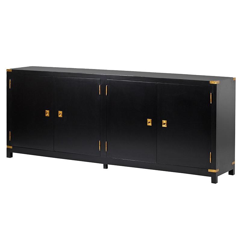 Black and Gold Park Lane Sideboard