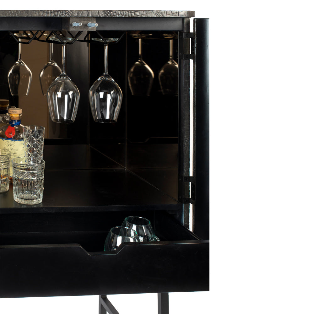 Bold Monkey Ava Morgana Cabinet – Mock Crocodile