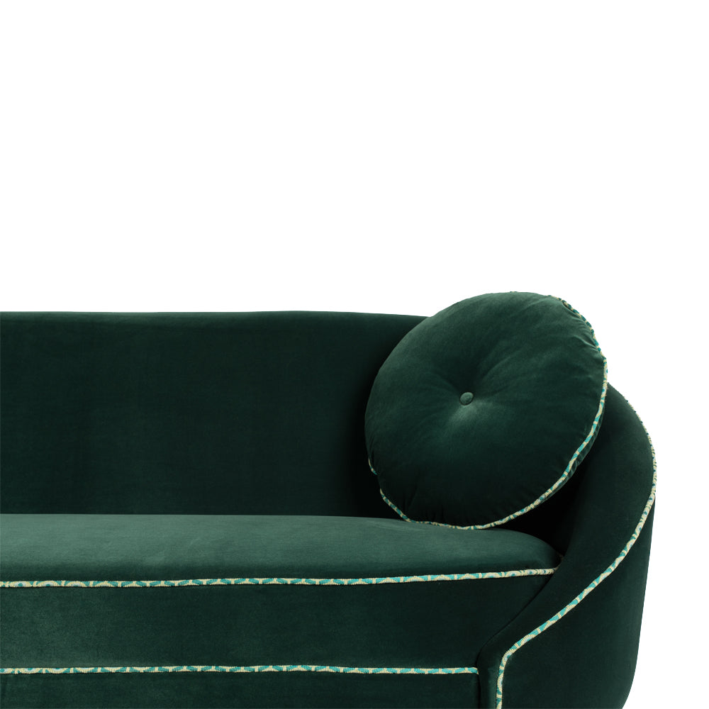 Bold Monkey Don’t Love Me Love Sofa – Dark Green