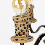 Bold Monkey Proudly Crowned Panther Floor Lamp – Spotted
