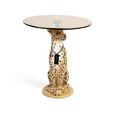 Bold Monkey Proudly Crowned Side Table – Spotted