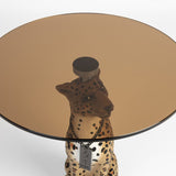 Bold Monkey Proudly Crowned Side Table – Spotted