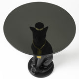 Bold Monkey Proudly Crowned Side Table – Black