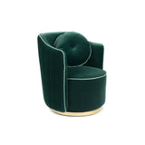 Bold Monkey Sassy Granny Lounge Chair in Dark Green