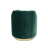Bold Monkey Sassy Granny Lounge Chair in Dark Green