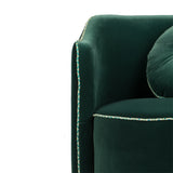 Bold Monkey Sassy Granny Lounge Chair in Dark Green