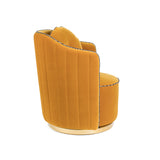 Bold Monkey Sassy Granny Lounge Chair in Ochre