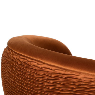 Bold Monkey So Curvy Lounge Chair in Orange