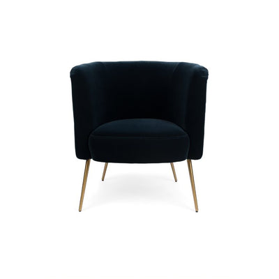 Bold Monkey Such a Stud Lounge Chair - Dark Blue