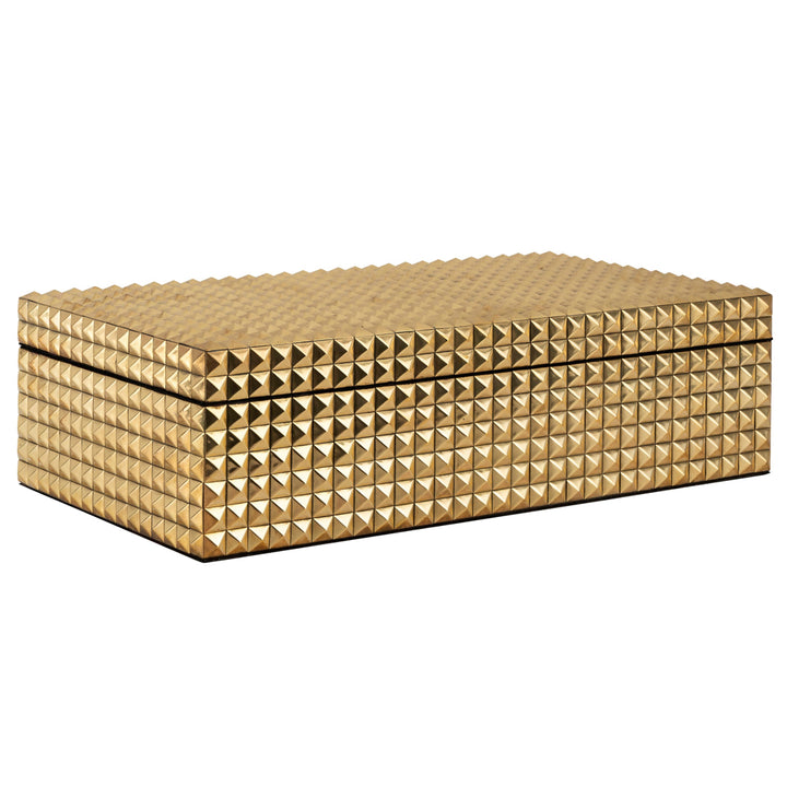 Richmond Interiors Blaze Jewellery Box with Brass – Excess Stock