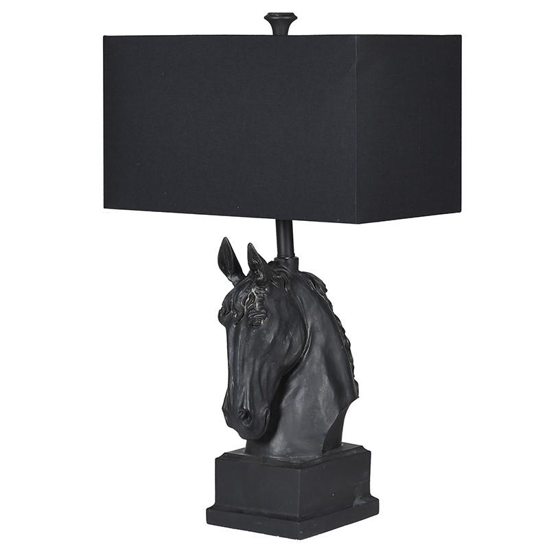 Camargue Horse Head Stallion Table Lamp