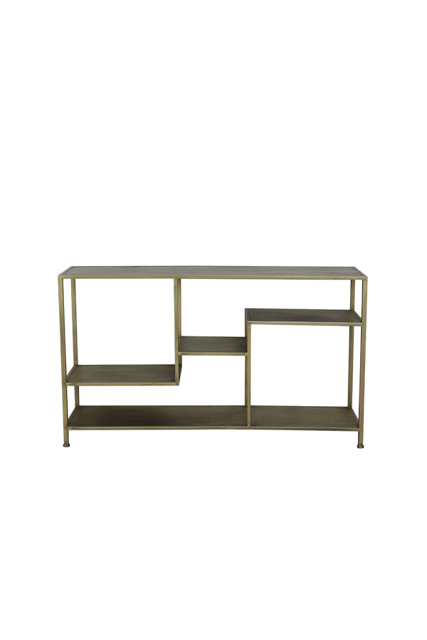 Light & Living Yvana Console Table in Antique Gold
