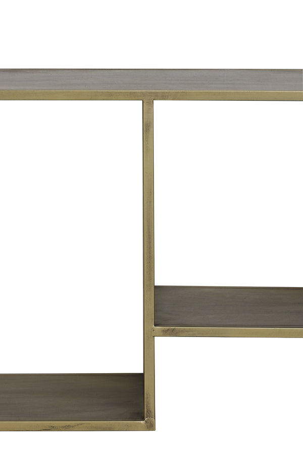 Light & Living Yvana Console Table in Antique Gold