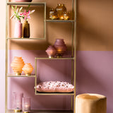 Light & Living Yvana Open Cabinet in Antique Gold