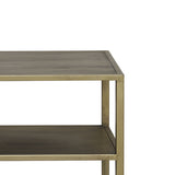 Light & Living Yvana Open Cabinet in Antique Gold