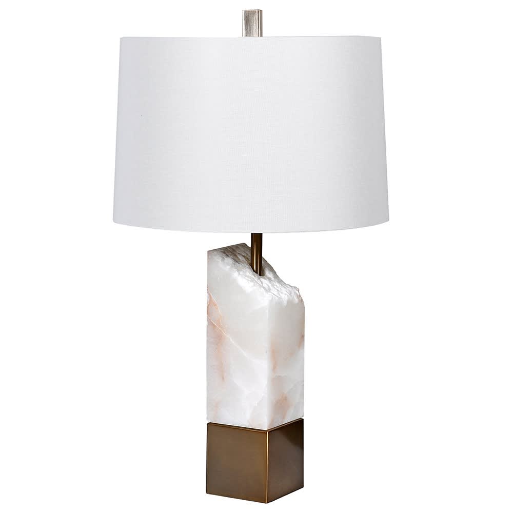 Celeste Table Lamp with Natural Alabaster Stone
