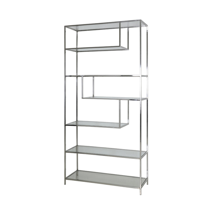 Charteris Open Cabinet with Glass Shelves