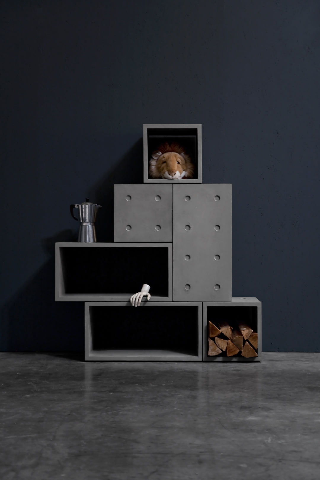 Lyon Beton Dice Combo Storage Cubes made from Concrete