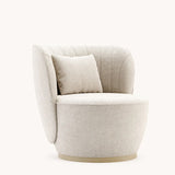 Domkapa Pearl Armchair in Columbia Nata and Natural Ash