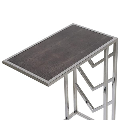 Umalis Framed Shagreen Side Table
