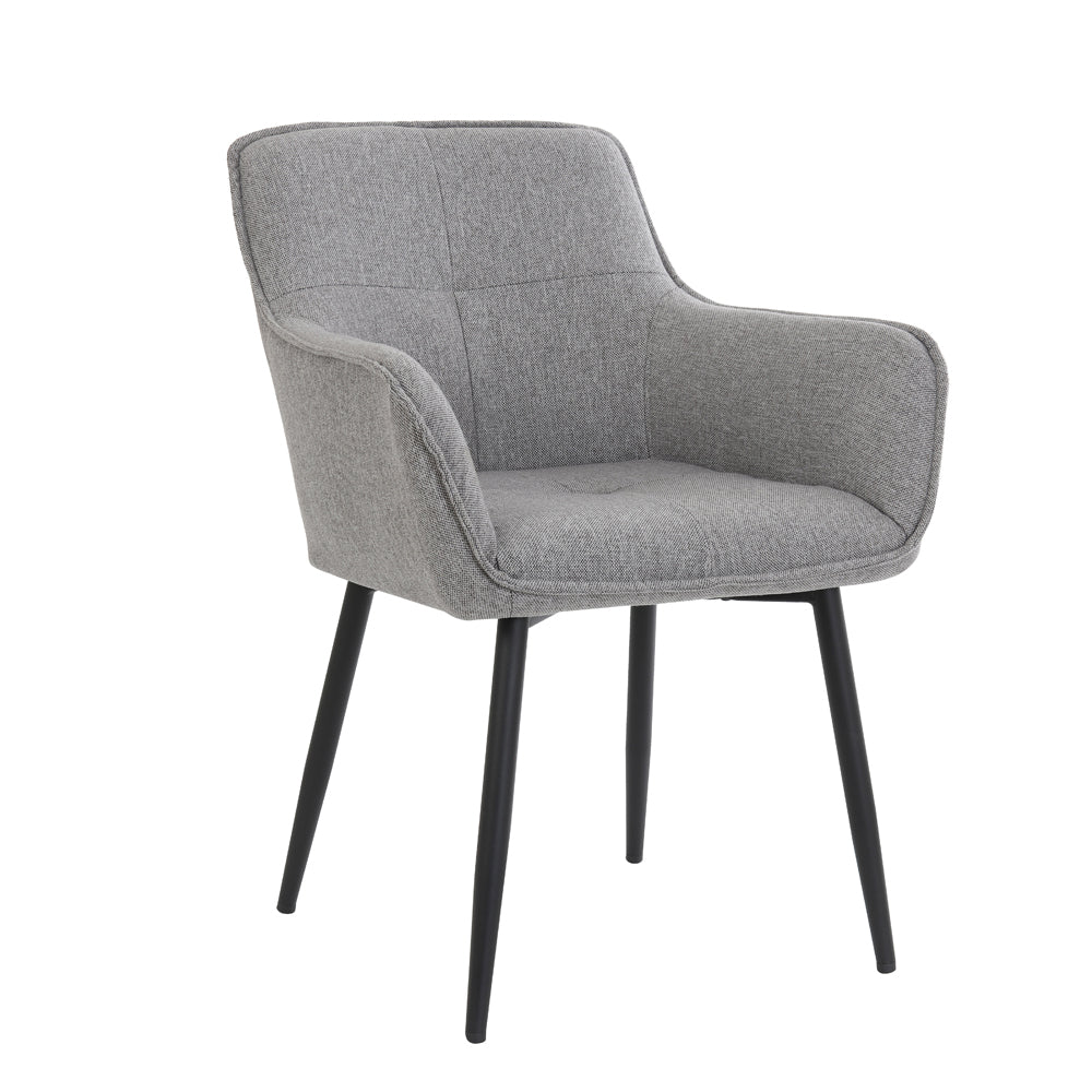 Fallon Dining Chair with Dove Grey Upholstery