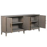 Fernsby Squares Sideboard with Oak and Brass Handles