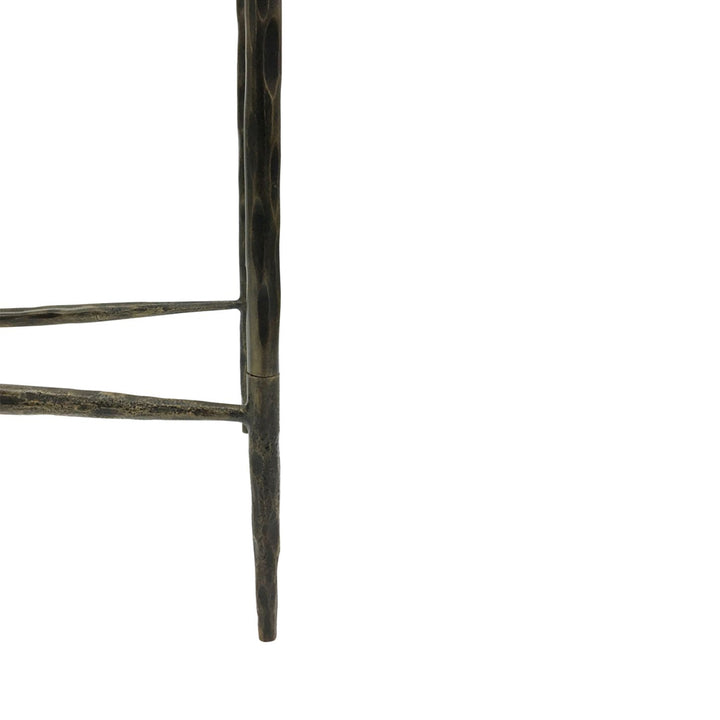 Libra Interiors Patterdale Hand Forged Console Table in Dark Bronze – Large