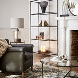 Libra Interiors Patterdale Hand Forged Shelving Unit – Dark Bronze Finish
