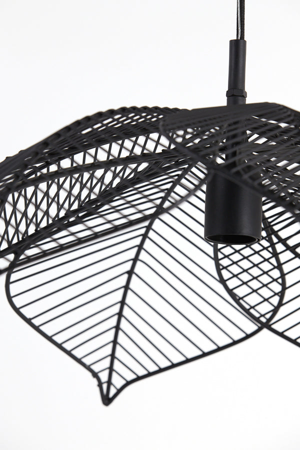 Light & Living Pavas Hanging Lamp in Matt Black - Small