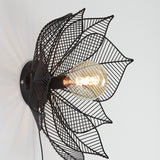 Light & Living Pavas Wall Lamp in Matt Black - Large
