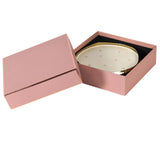 Forest Breeze Medium Candle with Artisan Hammered Golden Metal Holder