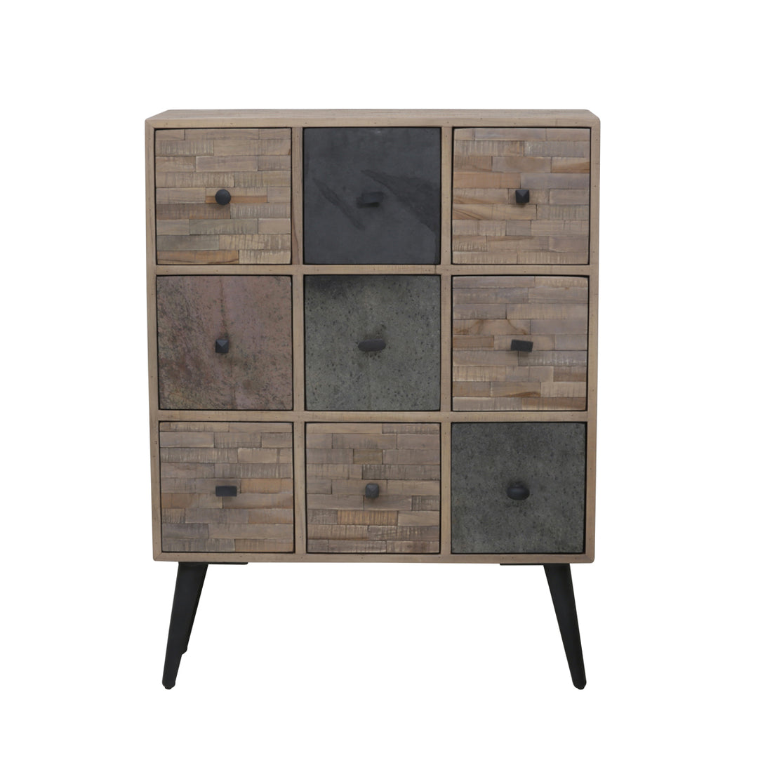 Gahlia Cabinet in Weathered Wood