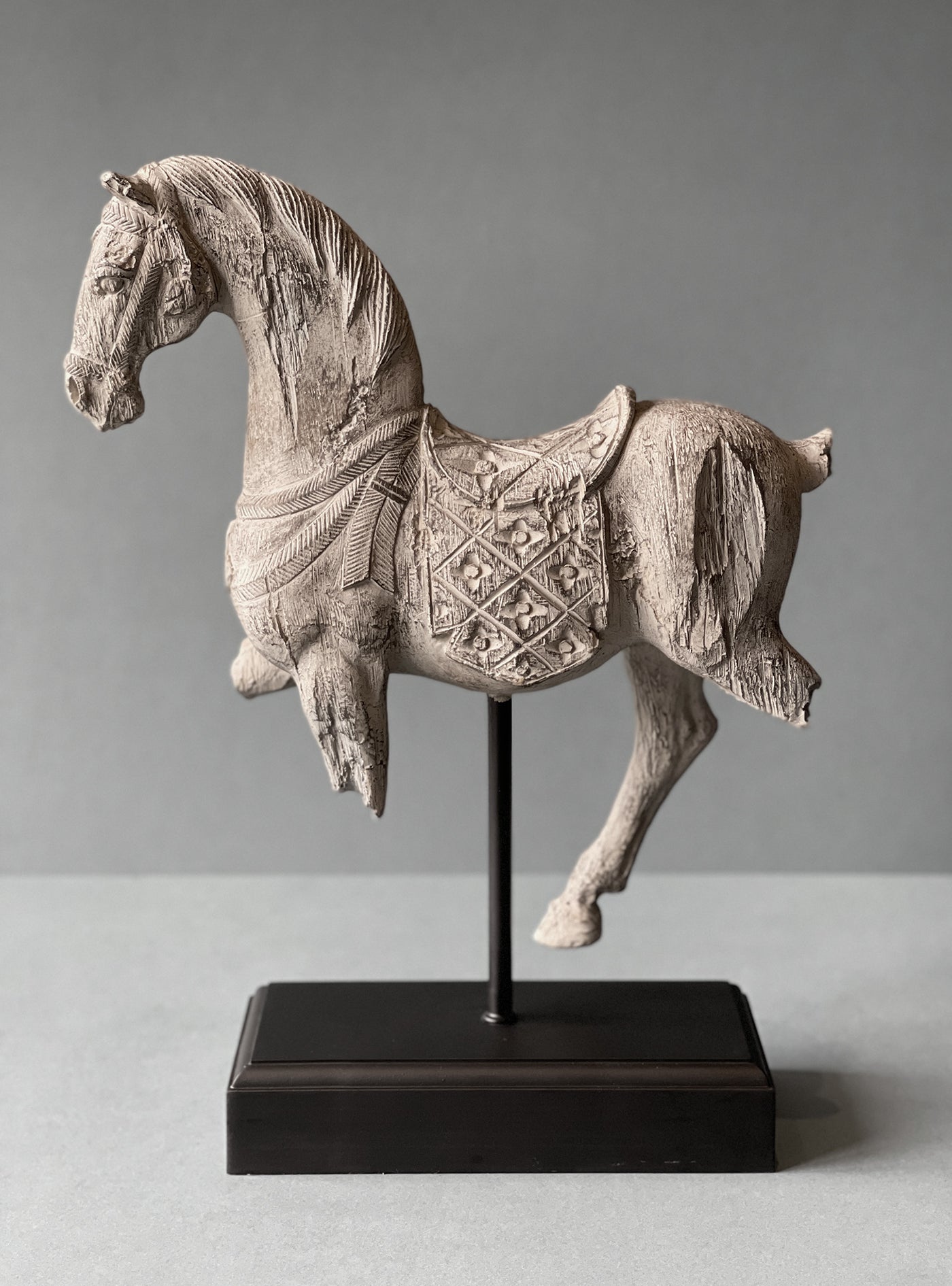 Godiva White Horse On Stand