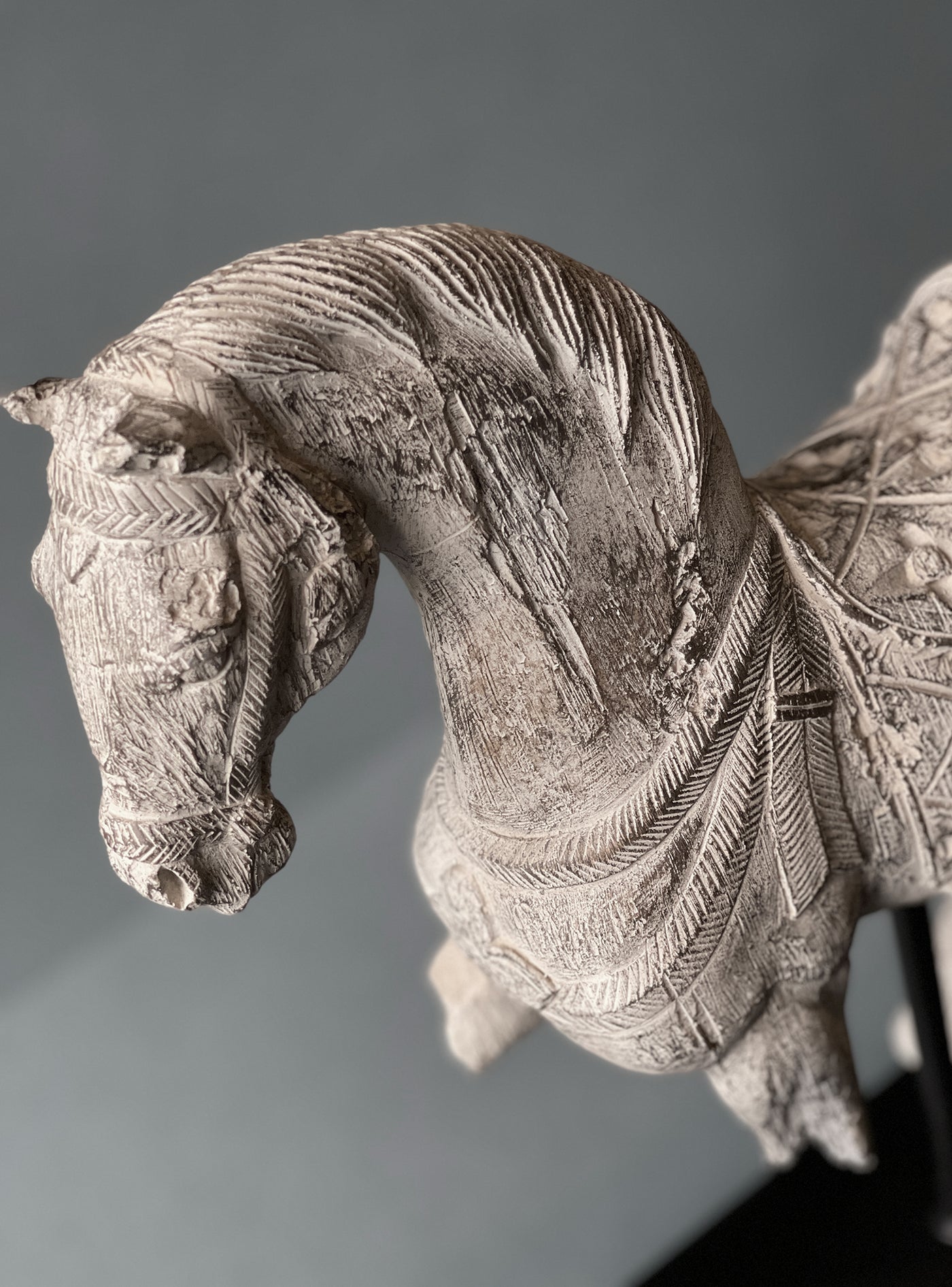Godiva White Horse On Stand