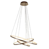 Richmond Interiors Amira Aluminium Hanging Lamp - Gold Finish